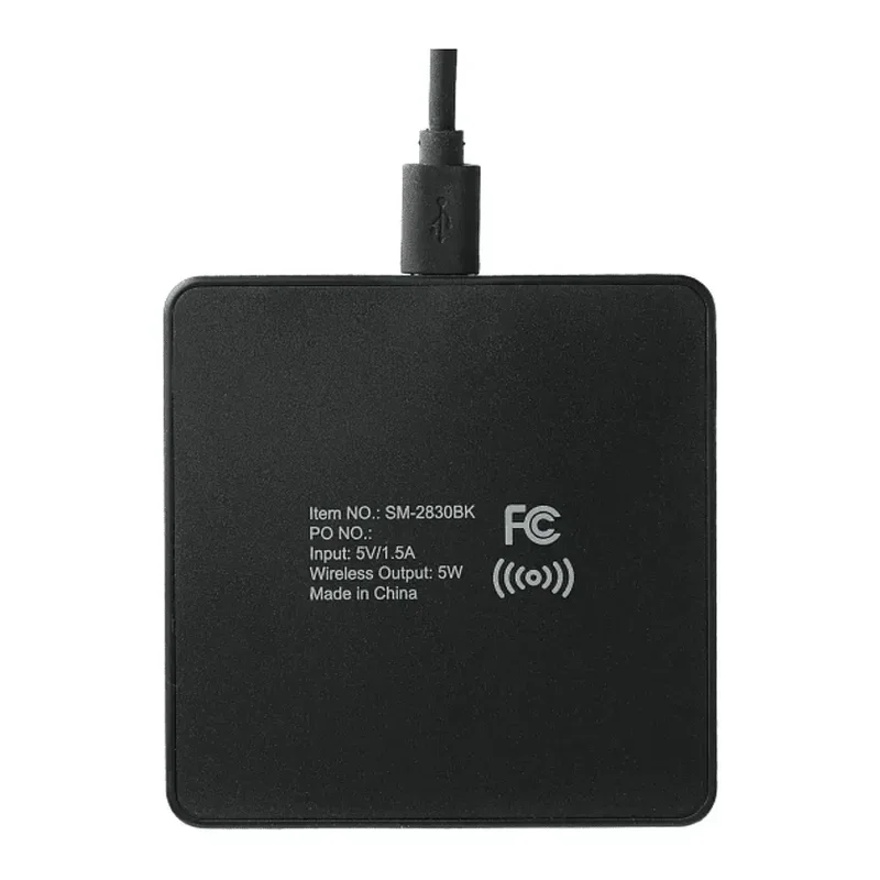 Custom Square Wireless Charging Pad — view 4