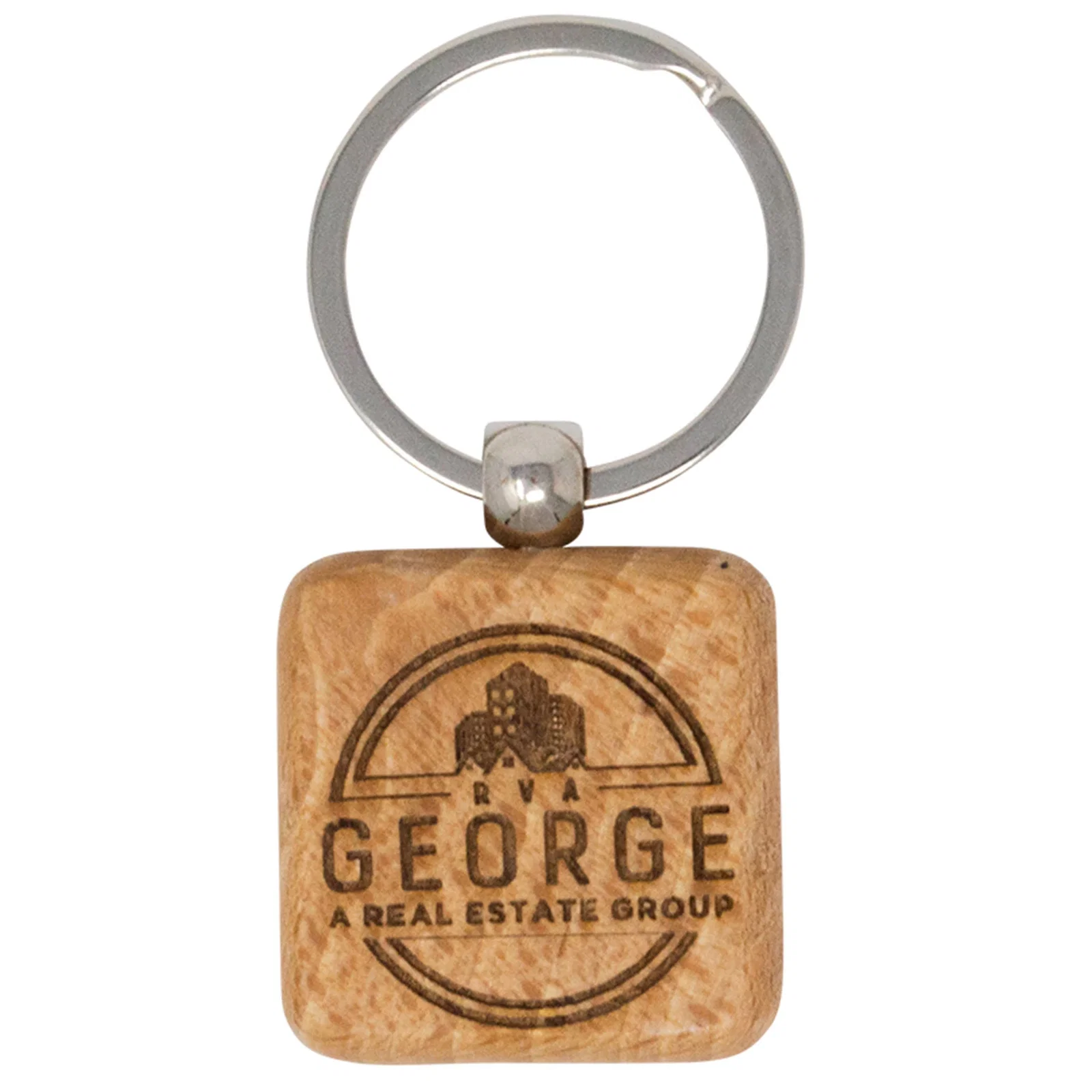 Wood Keychains Square