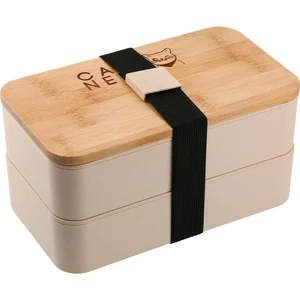 EcoSmart® Bamboo Fiber Bento Box