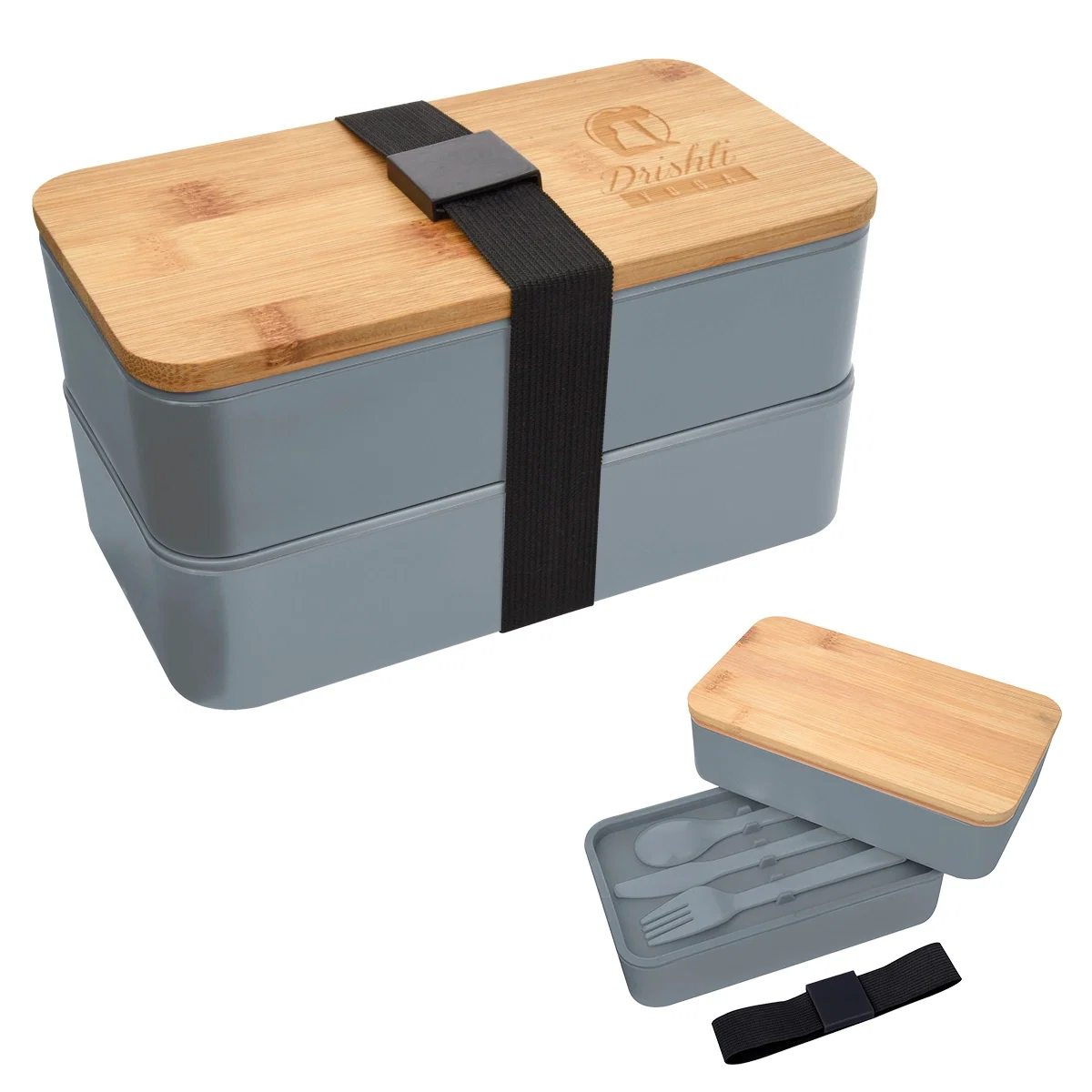 Two containers separated to show each food compartment