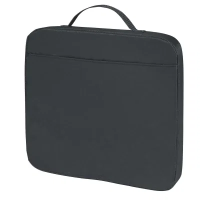 Black version of the same square seat pad