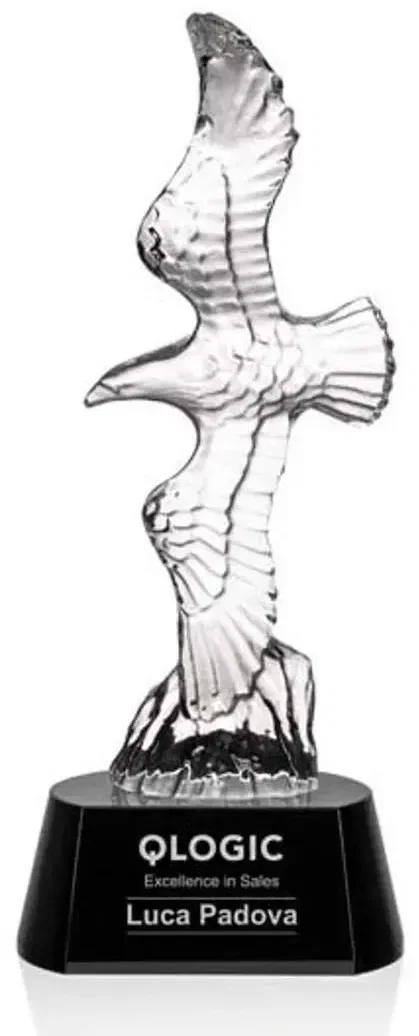 Staffordshire Custom Crystal Eagle Award — view 2