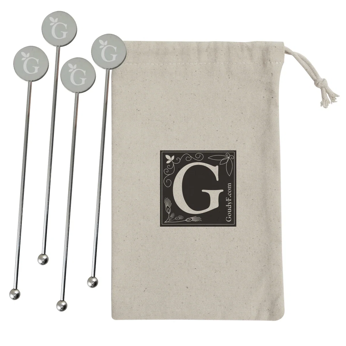 Stainless Steel Cocktail Stirrers Set — view 2