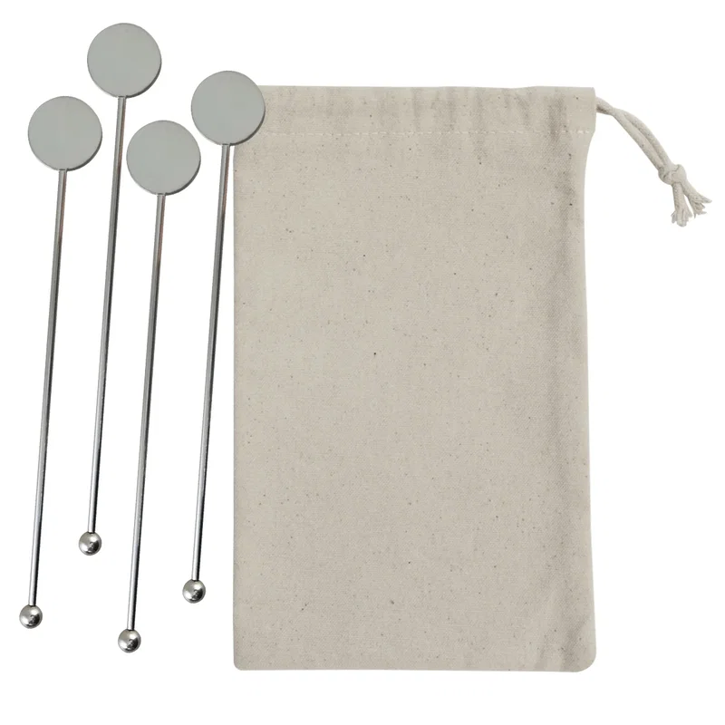 Seven inch stirrer held upright to show its slim shaft