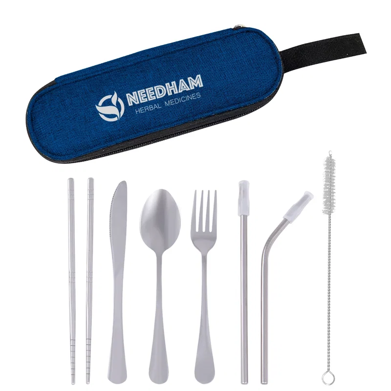 Stainless Steel Cutlery Set In Pouch — view 3