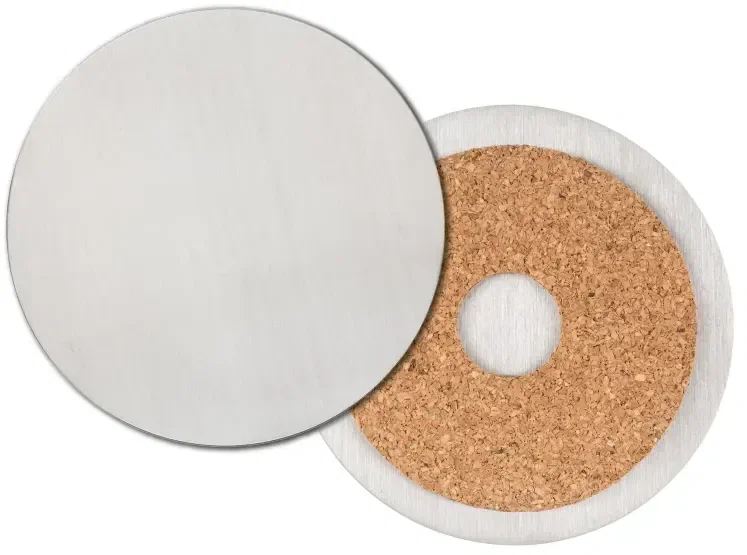 Custom Stainless Steel Coaster — view 3