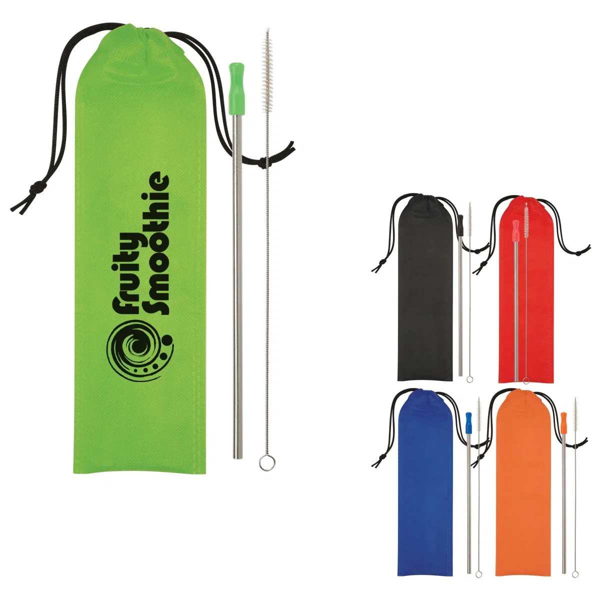 Grouped straws showing the three-piece kit option