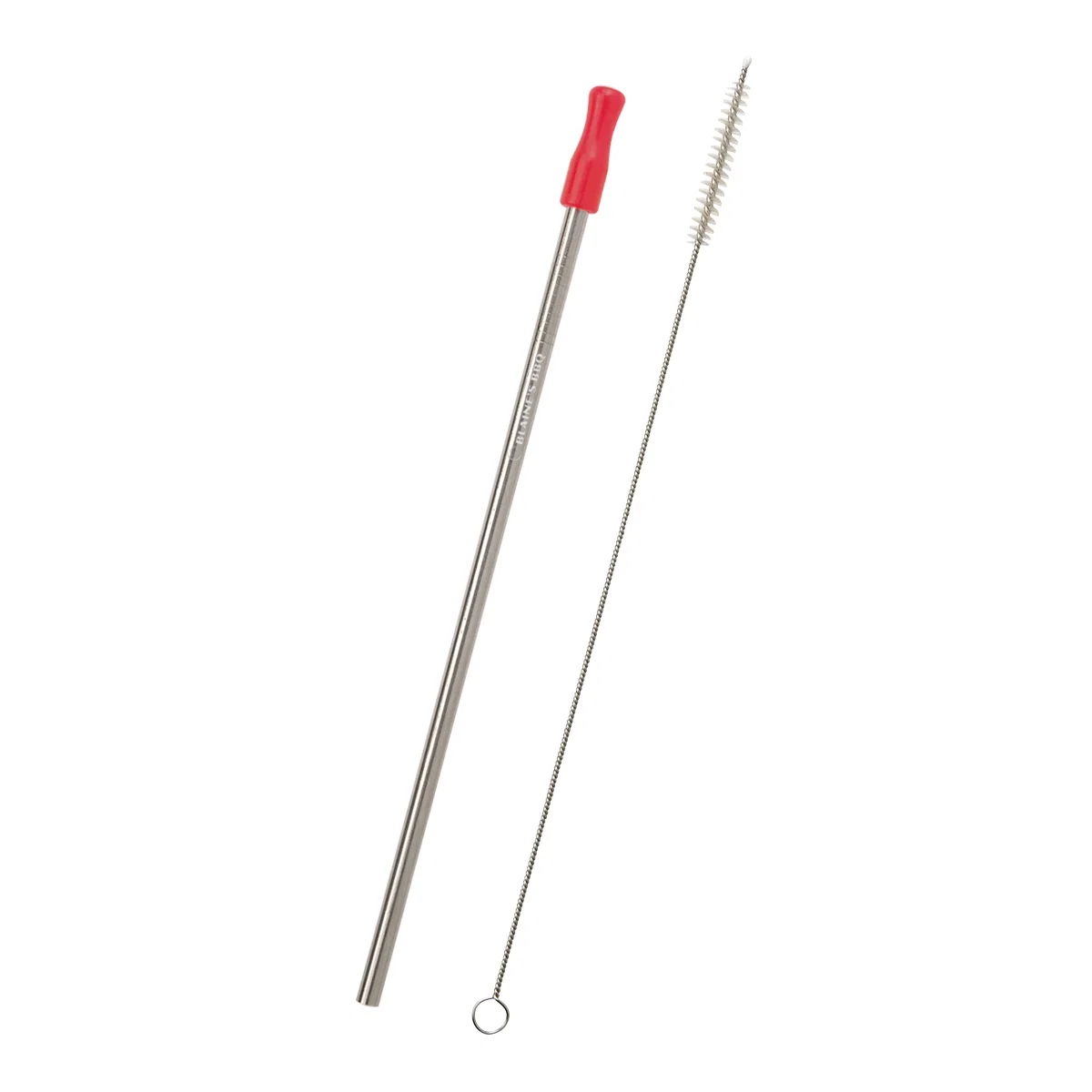 Full nine-inch length laid flat beside the brush