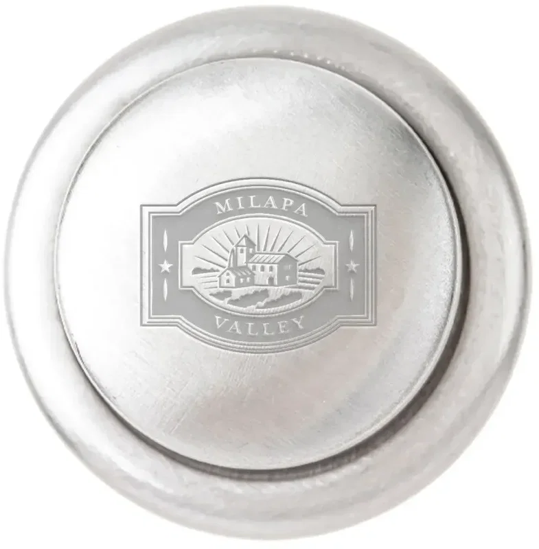 Custom Stainless Steel Wine Stopper — view 2