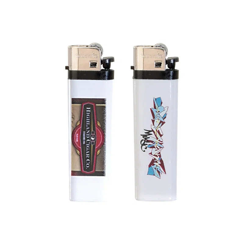 Custom Personalized Cigarette Lighter w/4 Color Process — view 3