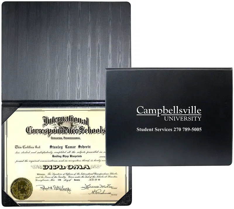 Customized Diploma Holder (Portrait Style) — view 3