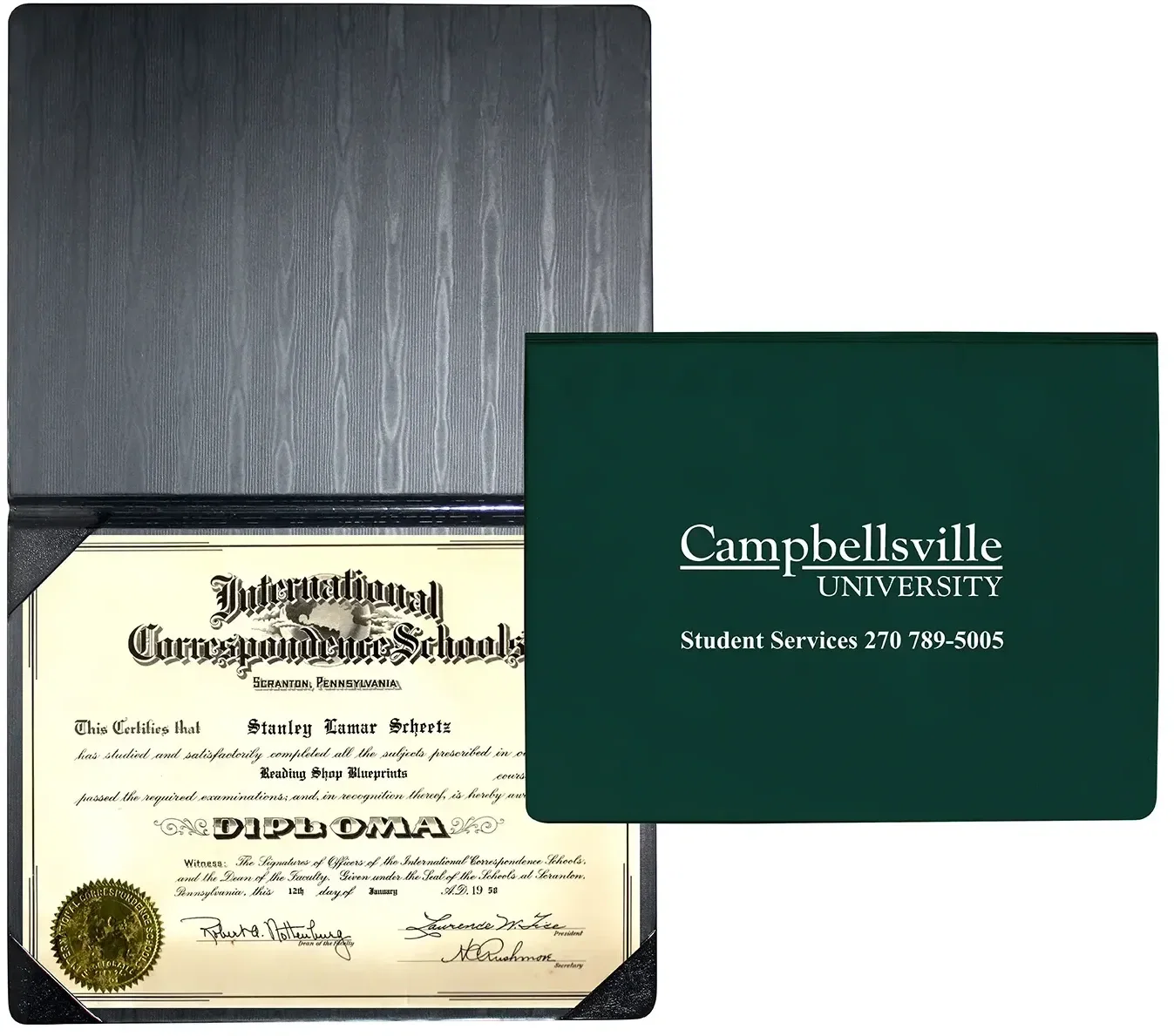 Customized Diploma Holder (Portrait Style) — view 7