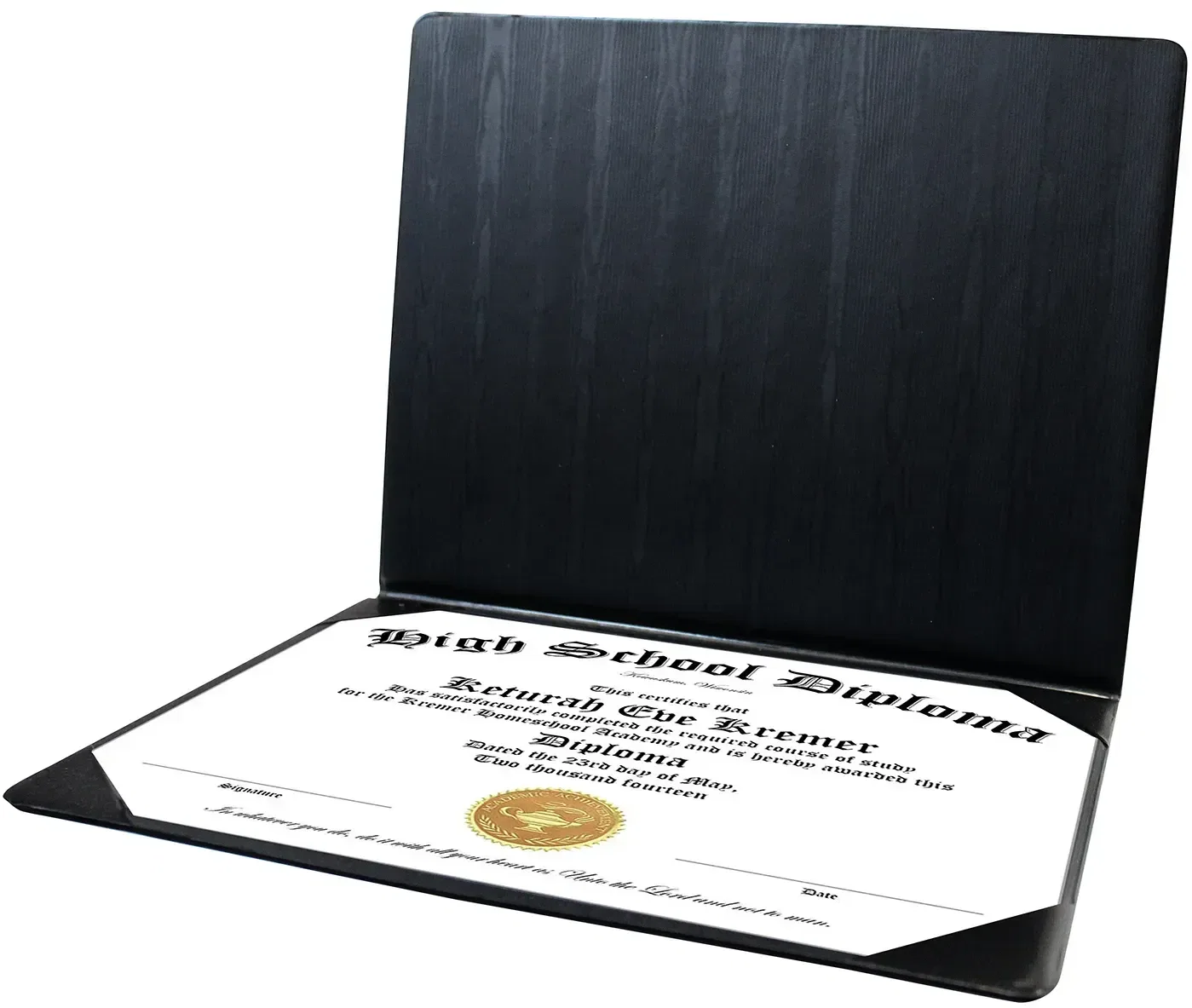 Customized Diploma Holder (Portrait Style) — view 8
