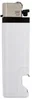 Branded Bottle Opener Lighter in White