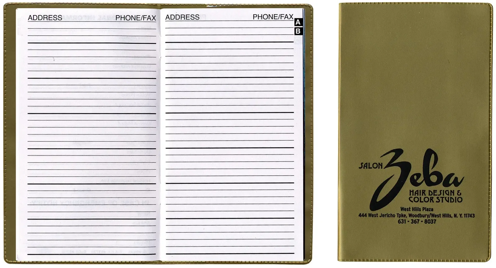 Personalized Vinyl Address Book — view 3