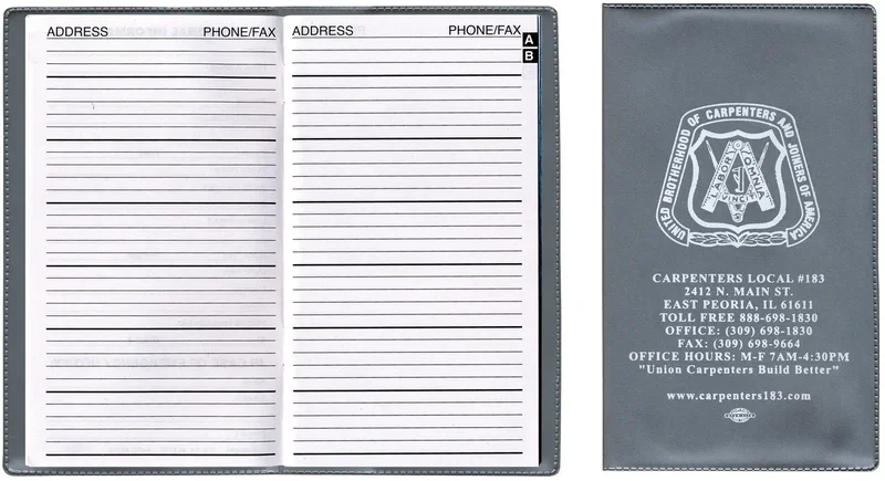 Personalized Vinyl Address Book — view 9