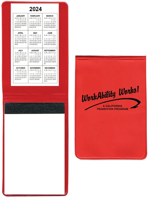 Custom Logo Vinyl Memo Book - 30 Pages