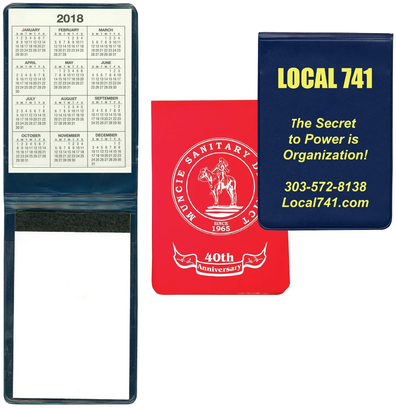 Custom Logo Vinyl Memo Book - 30 Pages — view 2