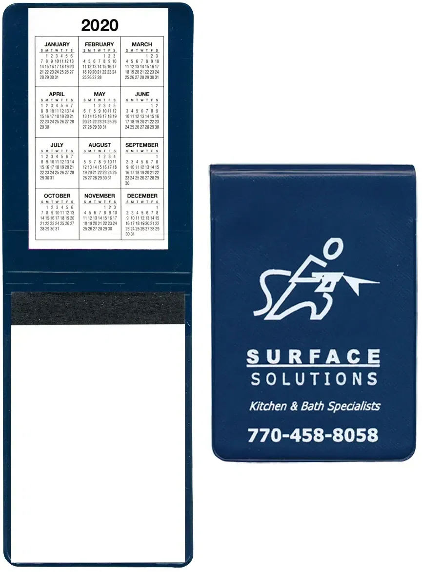 Custom Logo Vinyl Memo Book - 30 Pages — view 4