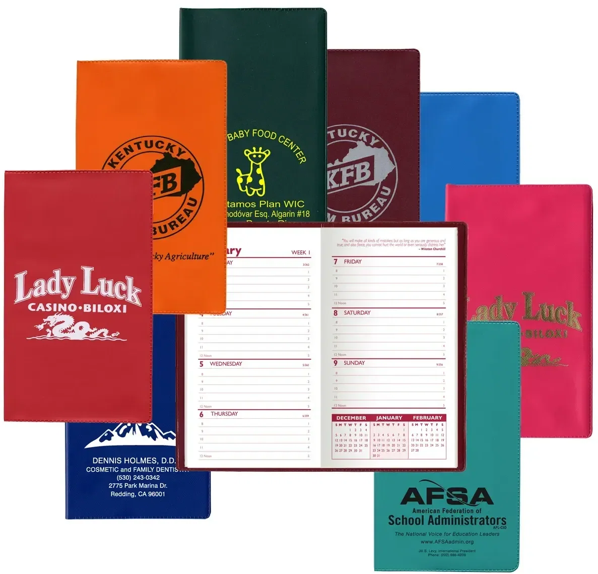 Personalized Logo Weekly Pocket Planner — view 4