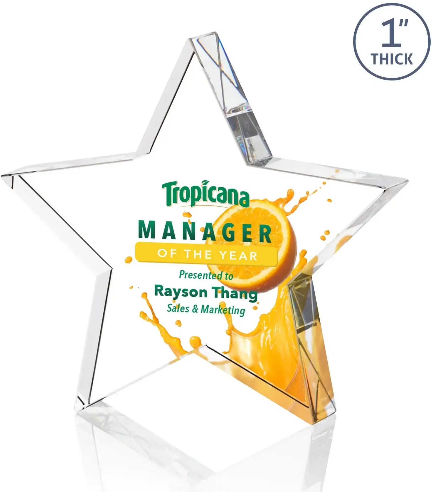 Standing Star Award — view 2