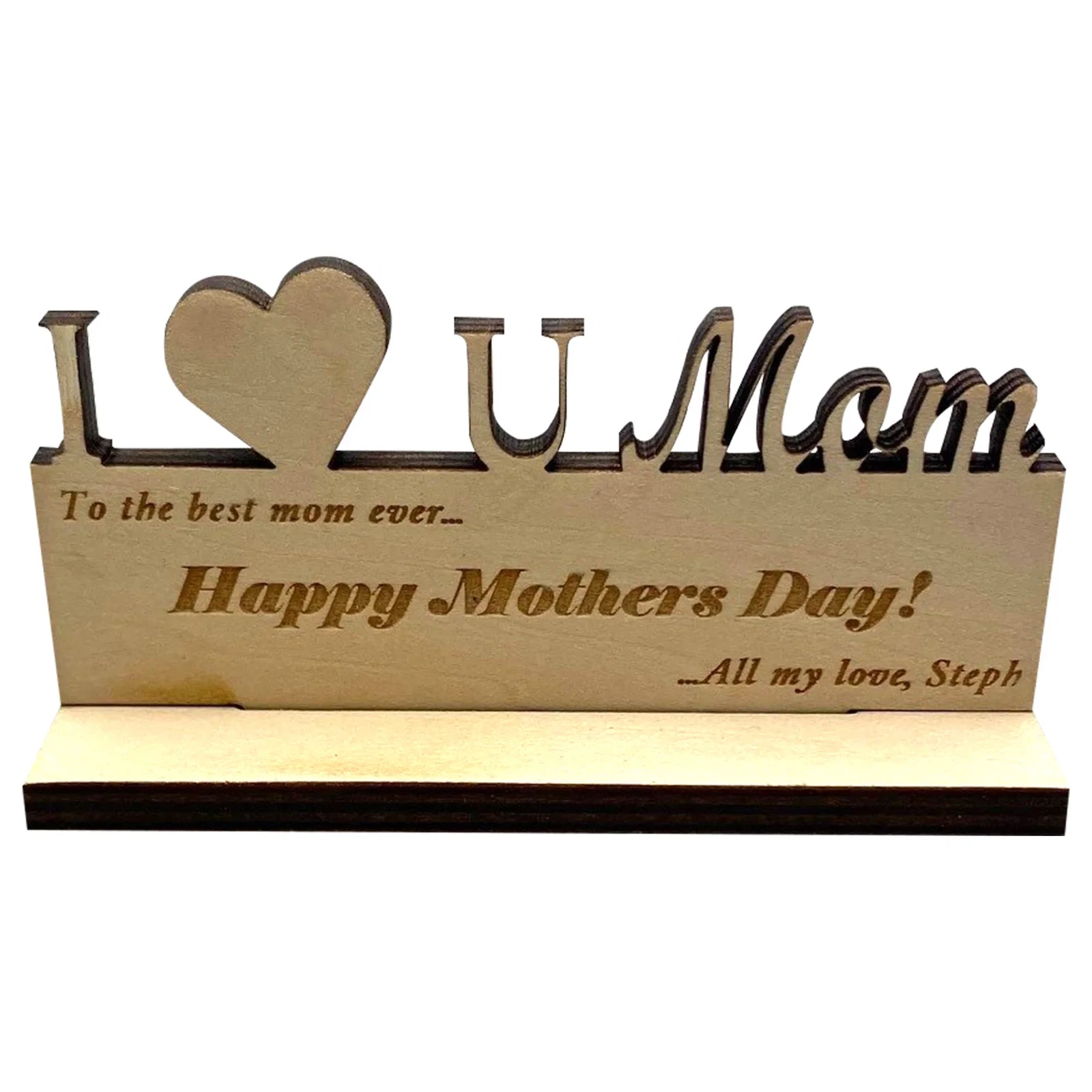 Standing Wood Sign — view 2