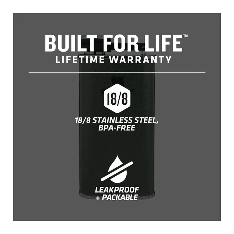 Branded Stanley Easy Fill Flask - 8oz — view 8