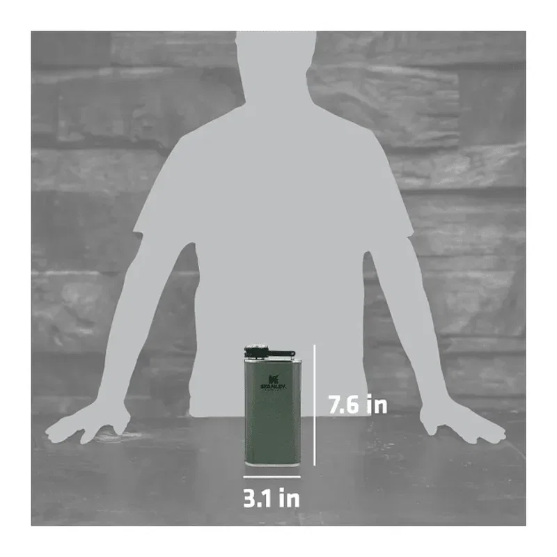 Branded Stanley Easy Fill Flask - 8oz — view 9