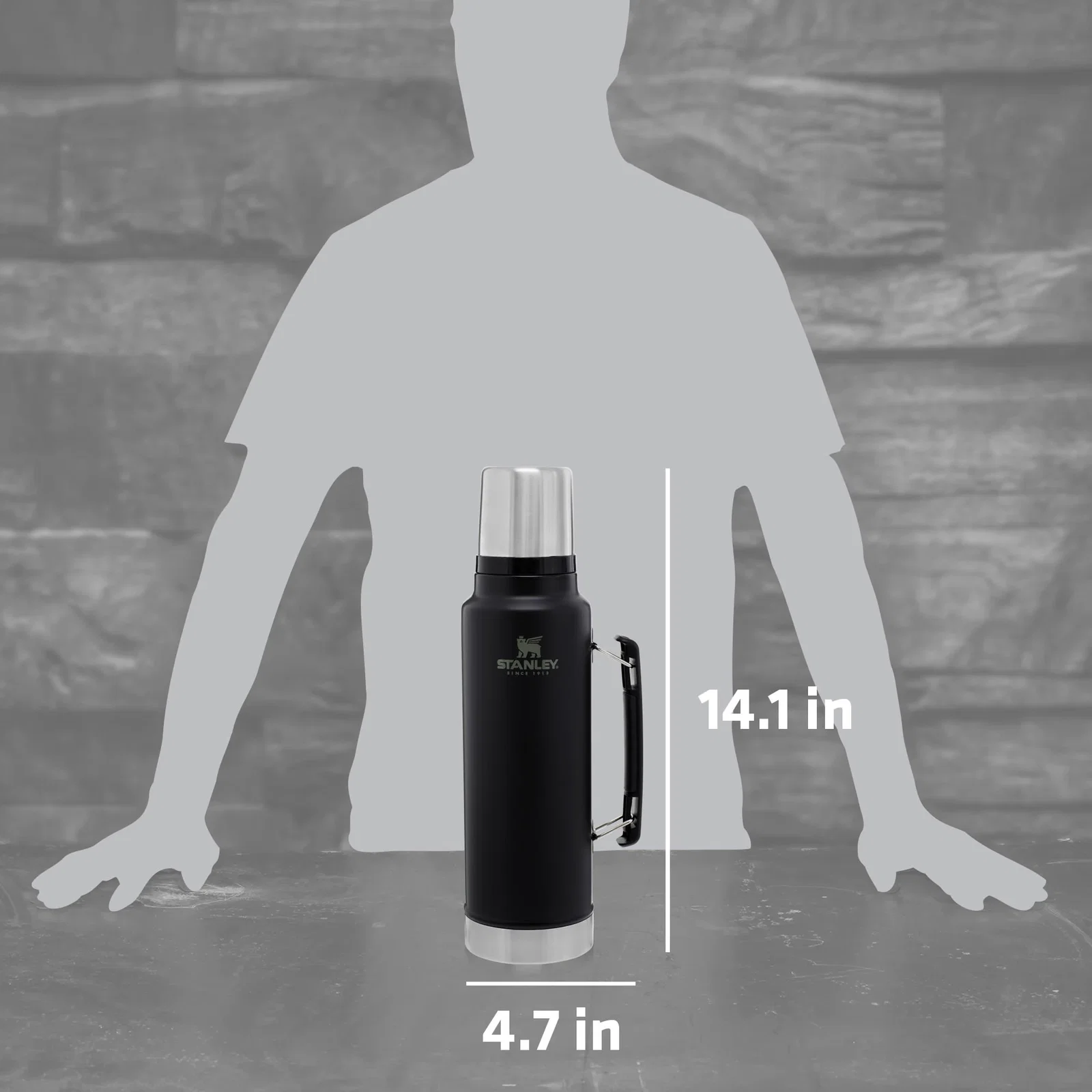 Branded Stanley Legendary Classic Bottle - 48oz — view 23