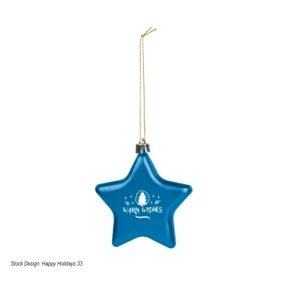 Five-pointed star ornament shown from the front