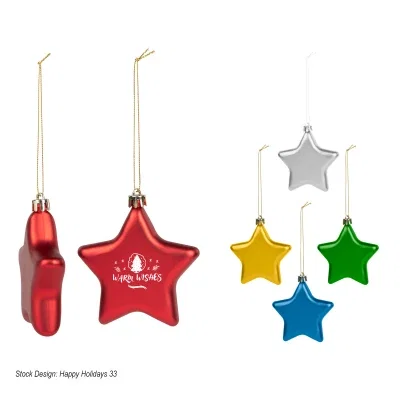 Star suspended by the hanging loop