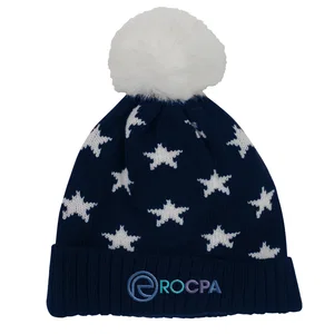 Custom Star Pom Beanie