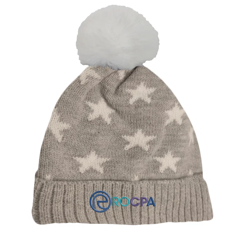 Custom Star Pom Beanie — view 2