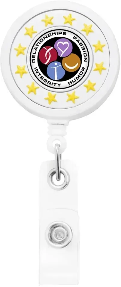 Custom Star Spinner Badge Reel