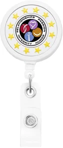 Custom Star Spinner Badge Reel
