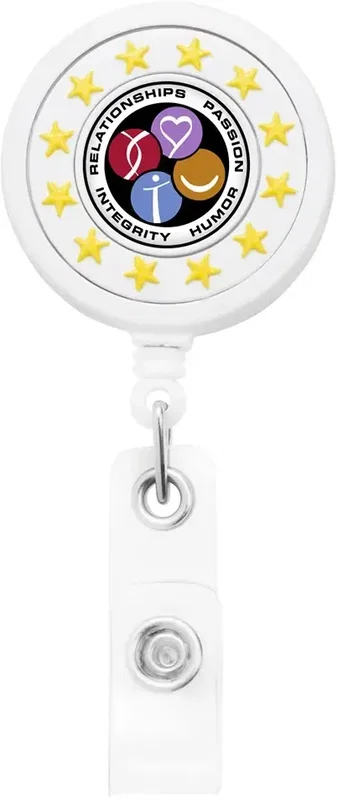 Custom Star Spinner Badge Reel