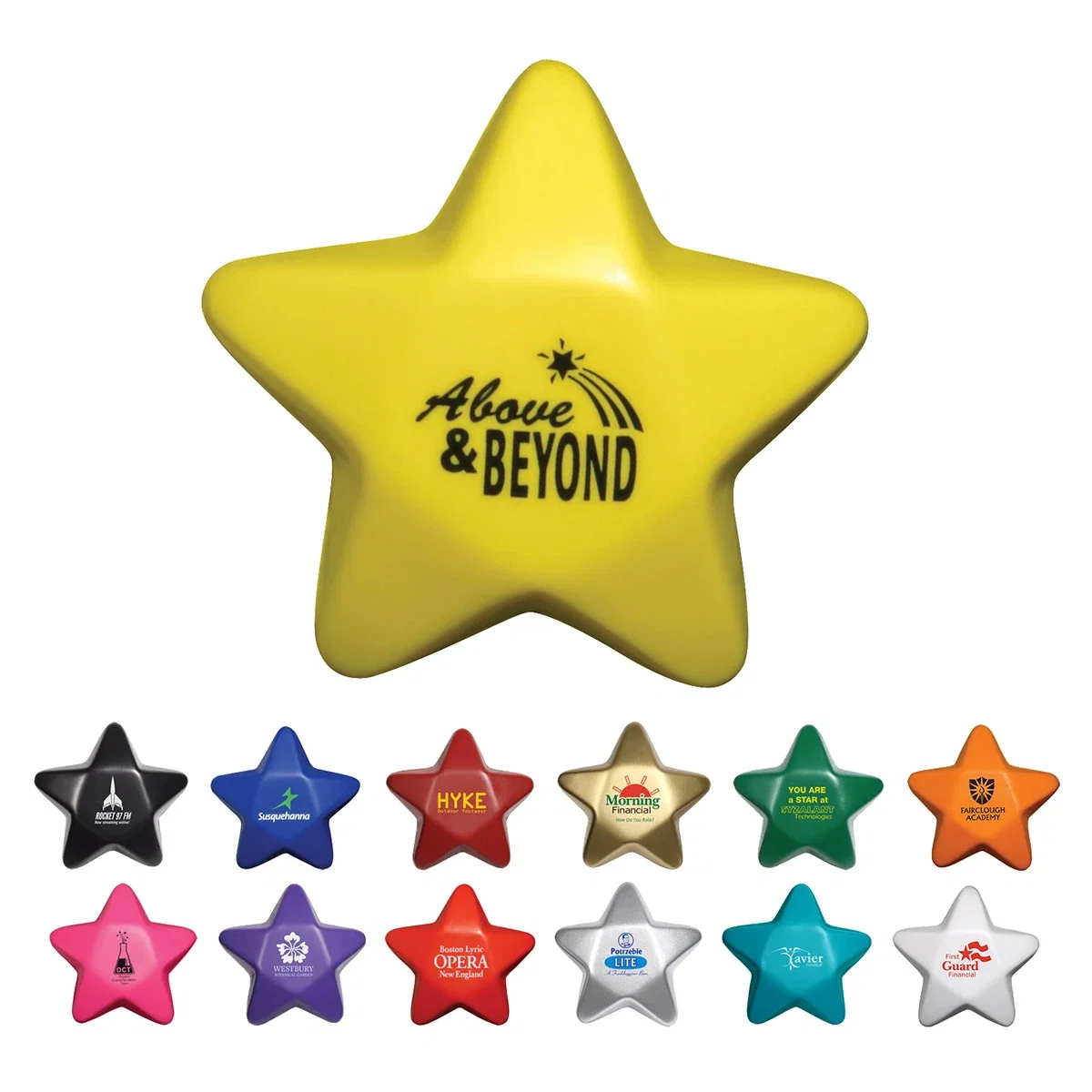 Star shaped polyurethane stress reliever