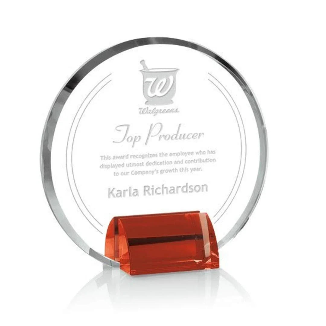 Customized Starfire & Chrome Sutherland Award - 3 Sizes — view 5