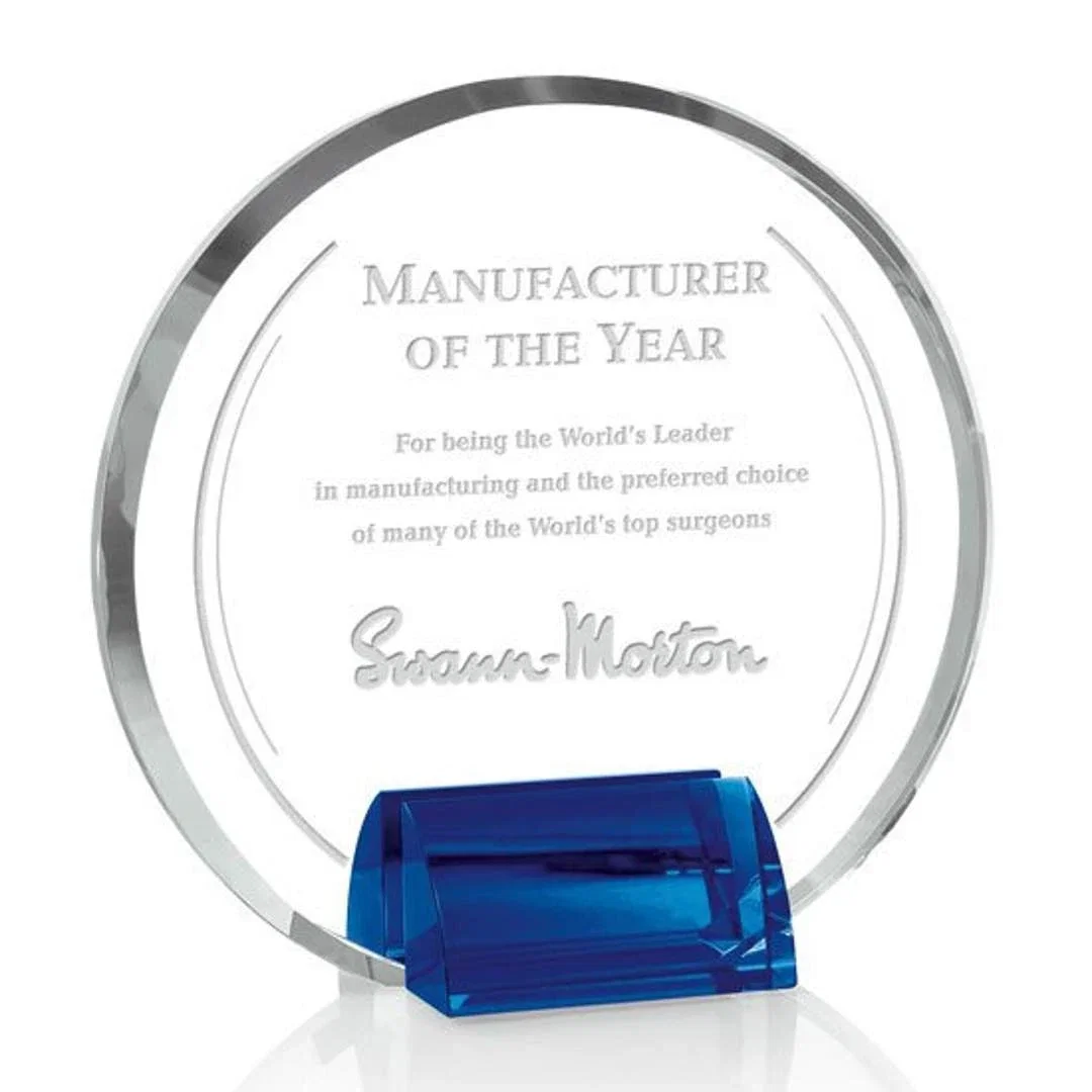 Customized Starfire & Chrome Sutherland Award - 3 Sizes — view 7
