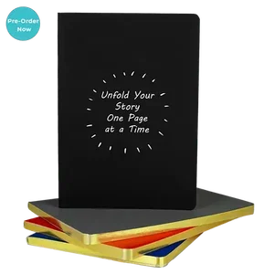 Starlight 5" X 7" Gold Edge Notebook