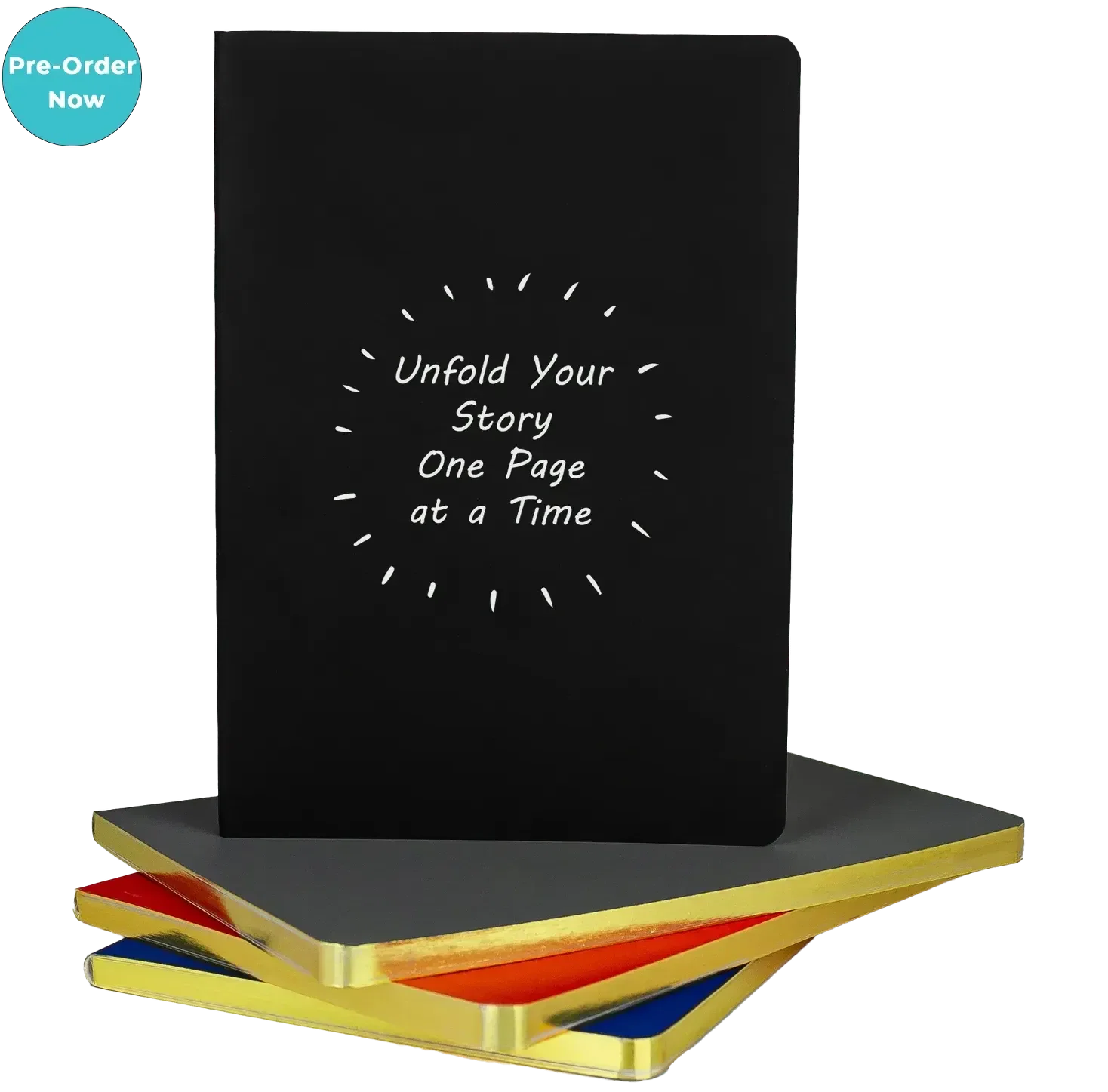 Starlight 5" X 7" Gold Edge Notebook — view 5
