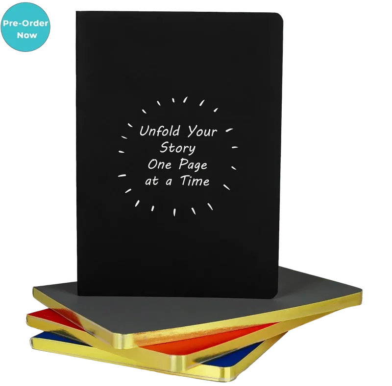 Starlight 5" X 7" Gold Edge Notebook — view 5