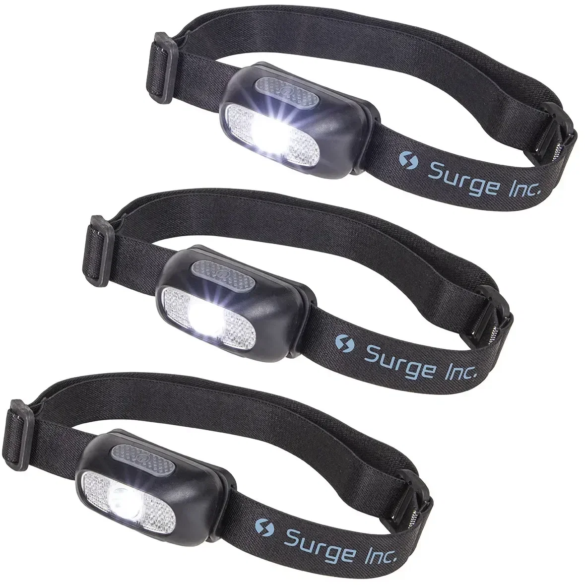Custom Starlight LED headlamp showing adjustable head strap