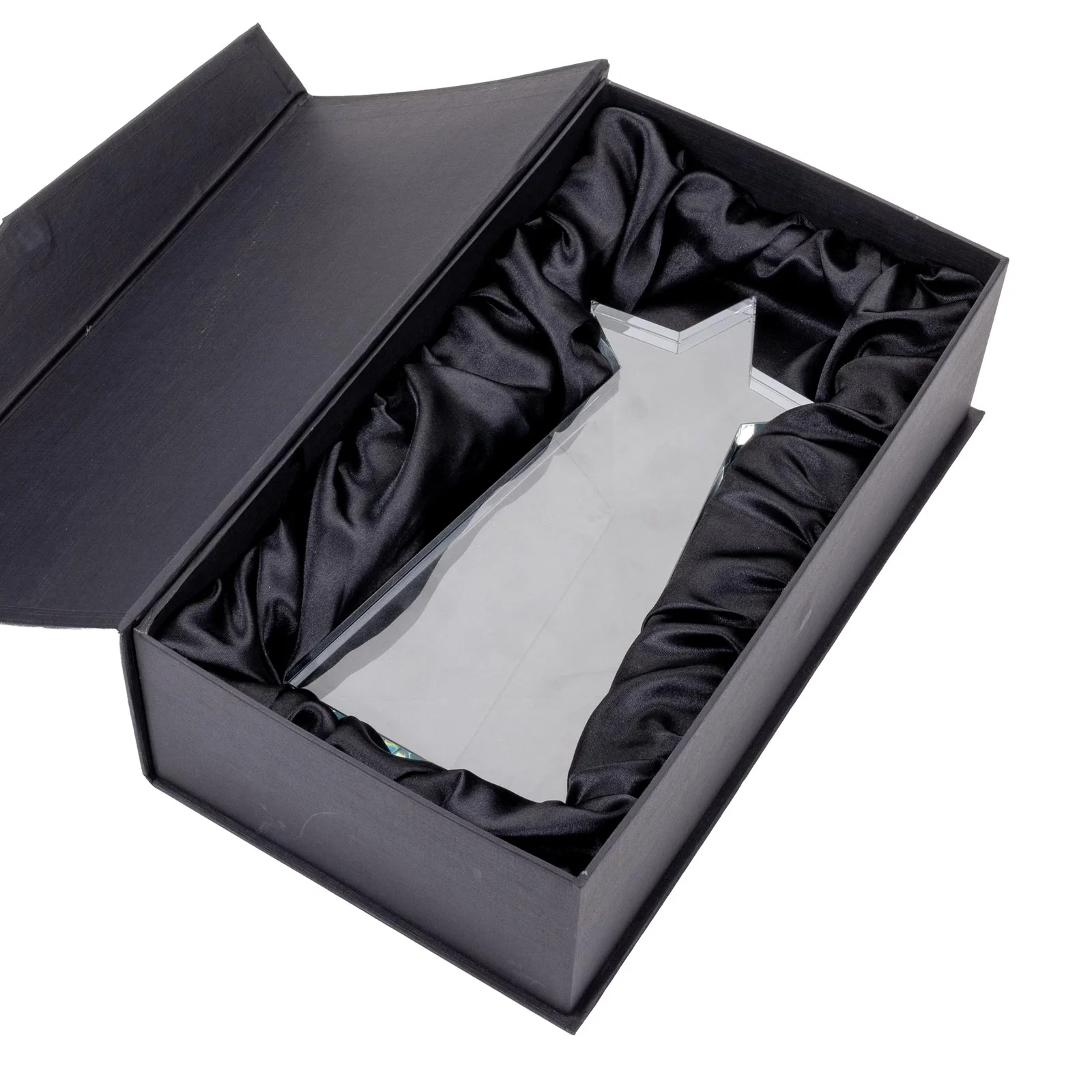 Custom Starfire Crystal Star Cutout Award in Eight Colors for team milestone celebrations