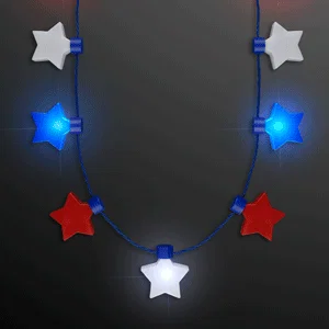 Stars Light Up String Necklace — view 3
