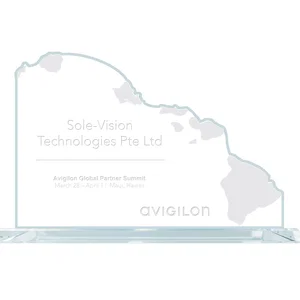 Jade Glass Hawaii State Map Award