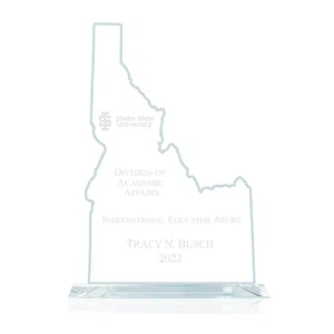 Jade Glass Idaho State Map Award