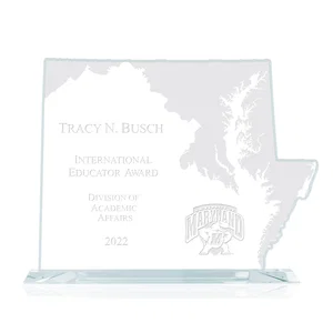 Jade Glass Maryland State Map Award