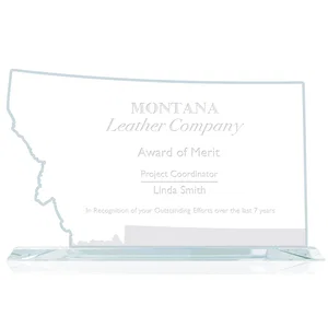 Jade Glass Montana State Map Award
