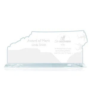 Jade Glass North Carolina State Map Award